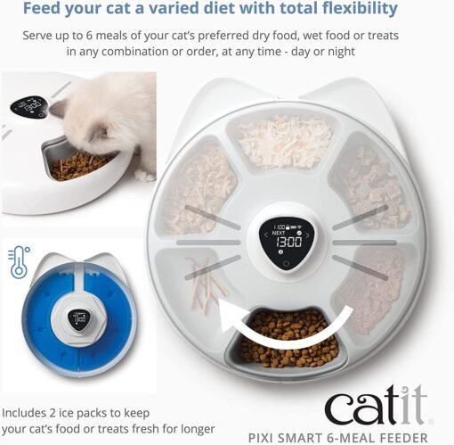 Catit PIXI Smart 6-meal automatic pet Feeder