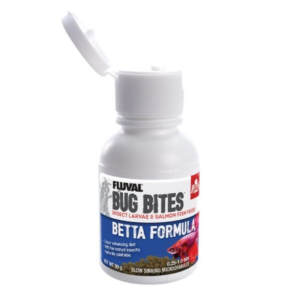 Second image of Fluval Bug Bites Betta Formula – 0.5 – 1.5 mm granules – 30 g (1.0 oz)