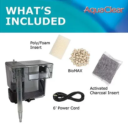 Second image of Fluval AquaClear 20 Power Filter, 5-20 US Gal / 18-76 L