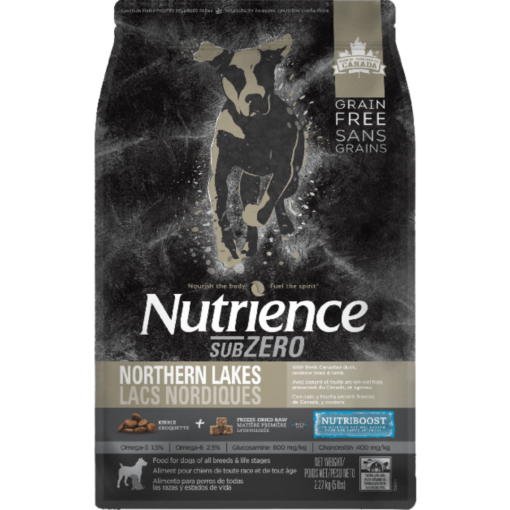 Nutrience Subzero Northern Lakes – Fish & Duck Dog Food (5lb)