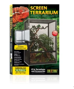 Second image of Screen Terrarium Medium X-Tall Aluminum Screen Habitat