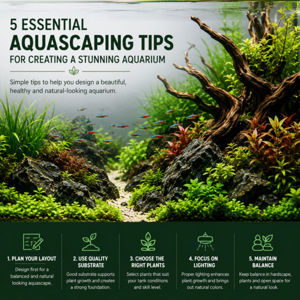 5 Essential Aquascaping Tips for Creating a Stunning Aquarium